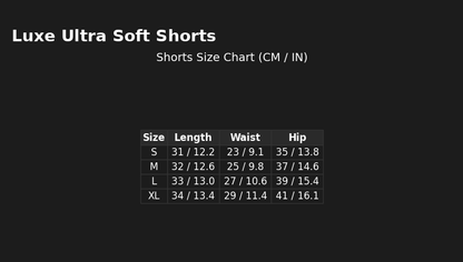 Luxe Ultra Soft Shorts