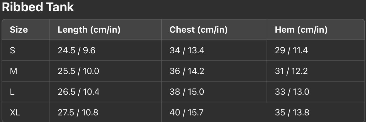 SoftFlex Ribbed Tank